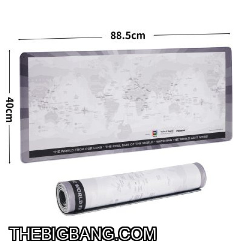 Mouse Pad Corporate | World Map – Real Size of the World!