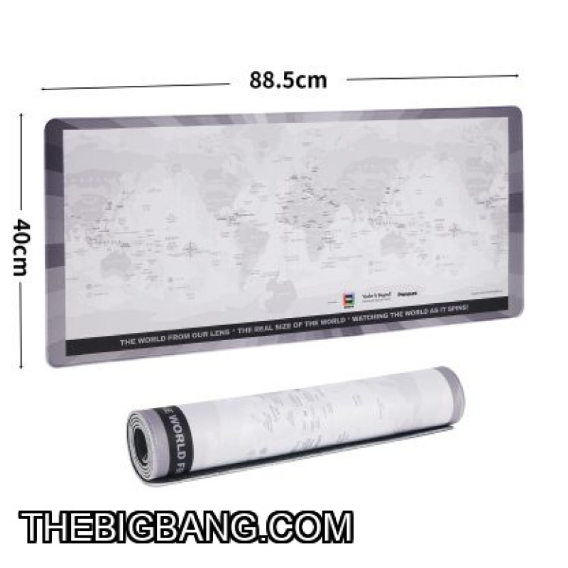Mouse Pad Corporate | World Map – Real Size of the World!